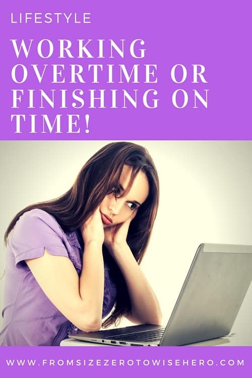 Working Overtime or Finishing Onetime Pinterest
