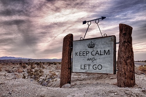 Keep calm and let go