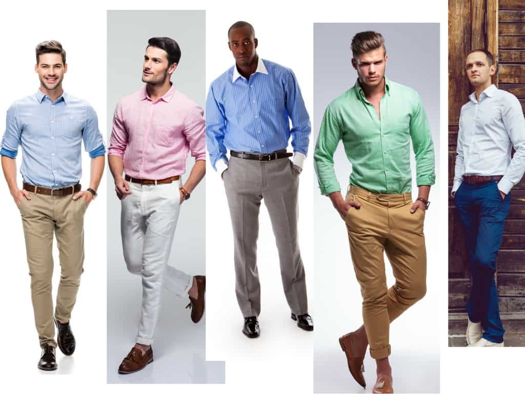 Men's formal wear combination.